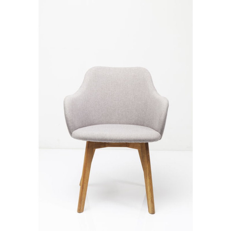 Chair with Armrest Lady Grey